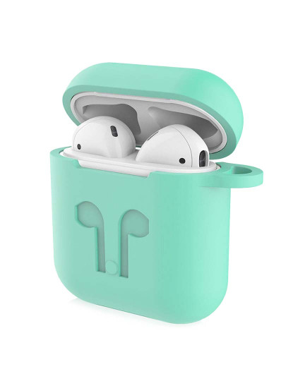 imagem de Capa de Silicone para base de carga Airpod c/ Mosquetão1