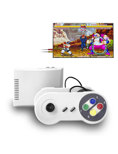 imagem de Consola Retro De Videojogos Com 2000 Jogos Incluídos Branco1