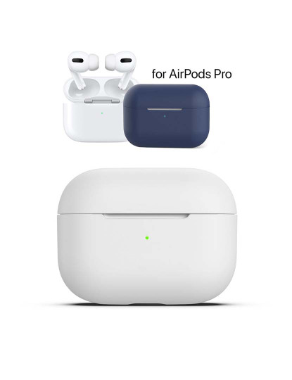 imagem de Capa de Silicone para Base de Carregamento Airpods Pro Branco1