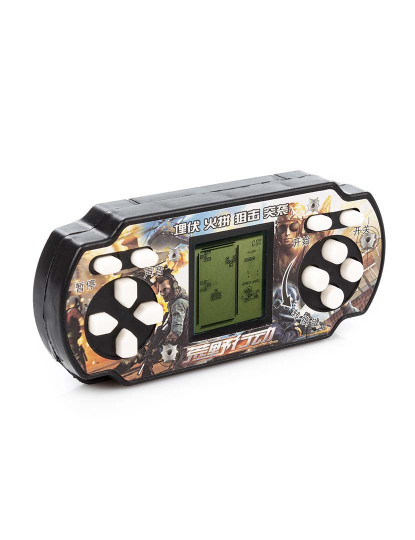 imagem de Pop Station Mini Consola Portátil 23 Jogos Clásicos Brick Game Preto2