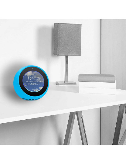 imagem de Capa de Silicone para Amazon Echo Spot Azul2