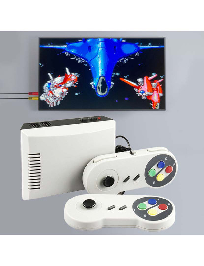 imagem de Consola Retro De Videojogos Com 2000 Jogos Incluídos Branco3
