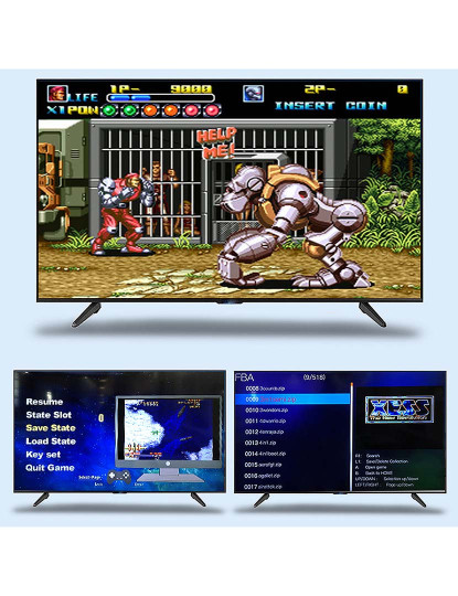 imagem de Consola Retro Simulador De Jogos 2 Jogadores Branco4