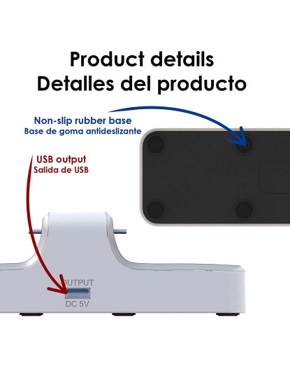 imagem de Carregador Duplo para 2 Controladores PS53