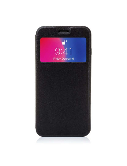 imagem de Capa Livro  Com Fecho Magnético Preto Iphone X1