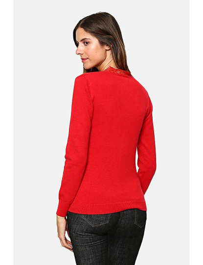 imagem de Sweatshirt Senhora Vermelho2