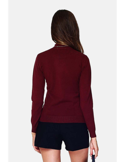 imagem de Sweatshirt Senhora Vermelho Escuro2