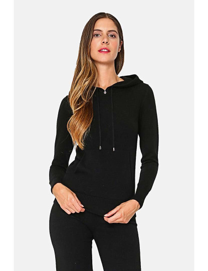 imagem de Sweatshirt Senhora Preto1