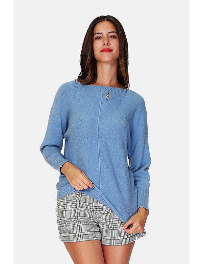 imagem de Sweatshirt Senhora Azul e Cinza6