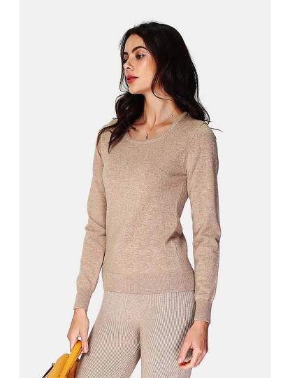 imagem de Sweatshirt Senhora Camel1