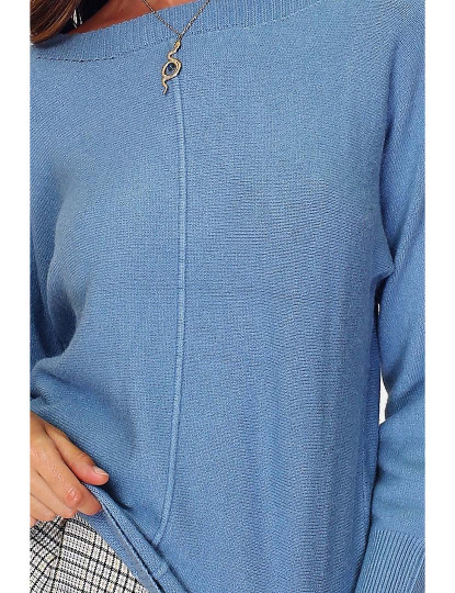 imagem de Sweatshirt Senhora Azul e Cinza4