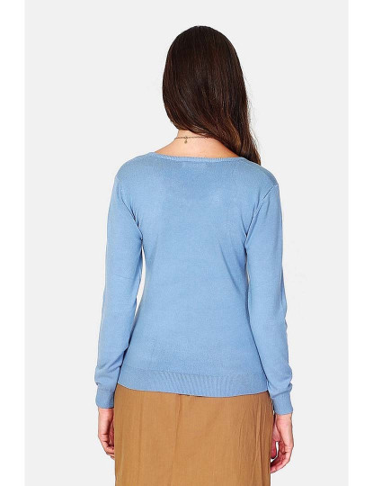 imagem de Sweatshirt Senhora Azul e Cinza3