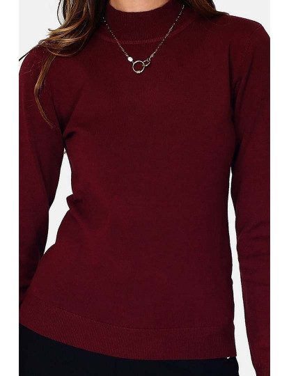 imagem de Sweatshirt Senhora Vermelho Escuro3