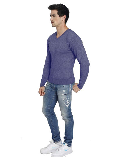imagem de Camisola Homem Azul Jeans3