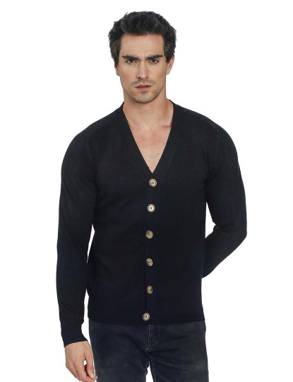 imagem de Cardigan Homem Preto1