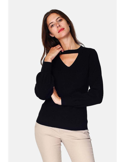 imagem de Sweatshirt Senhora Preto1