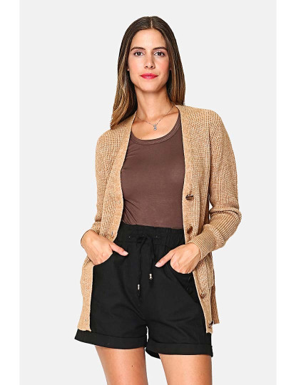 imagem de Cardigan Senhora Camel1