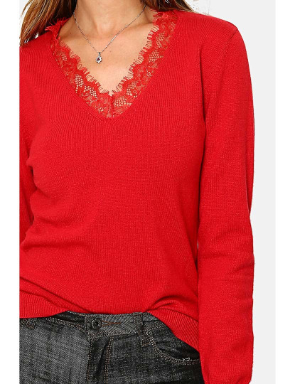 imagem de Sweatshirt Senhora Vermelho4