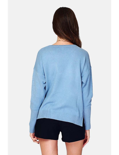 imagem de Sweatshirt Senhora Azul e Cinza3