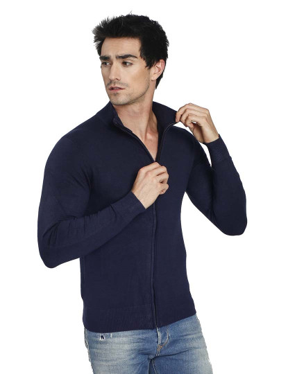 imagem de Cardigan Homem Azul Escuro1