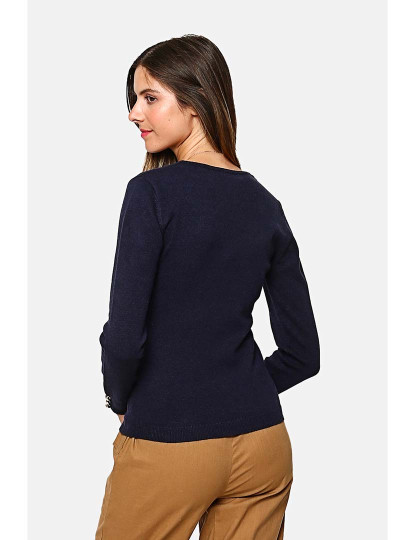 imagem de Sweatshirt Senhora Azul Escuro2