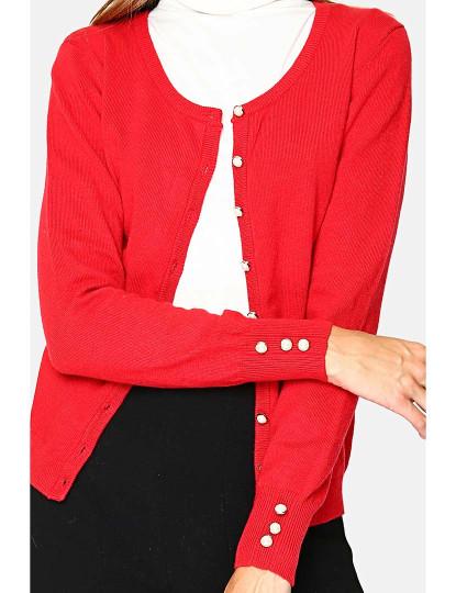 imagem de Cardigan Senhora Vermelho5