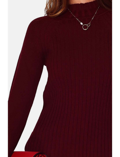 imagem de Sweatshirt Senhora Vermelho Escuro4