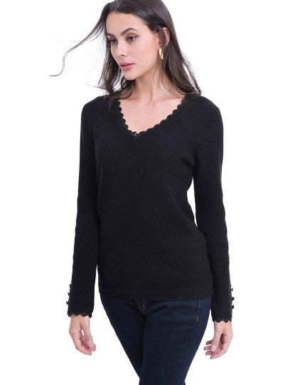 imagem de Sweatshirt Senhora Preto1