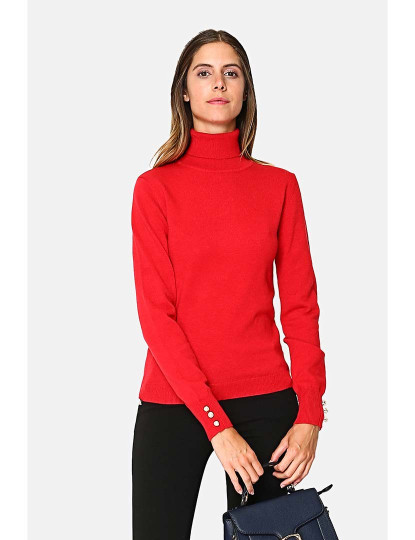 imagem de Sweatshirt Senhora Vermelho1