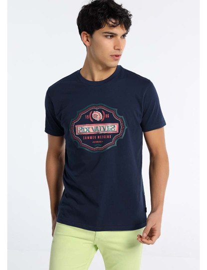 imagem de T-Shirt Homem Azul1