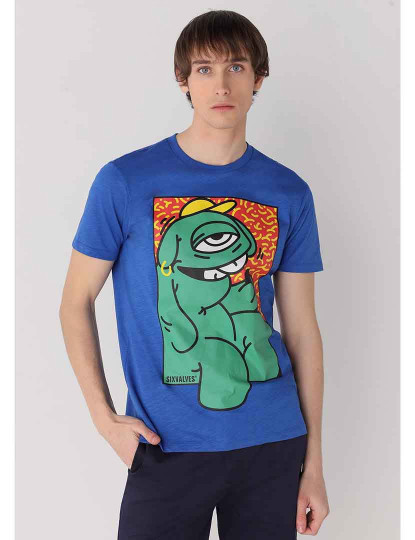 imagem de T-Shirt Homem Azul1