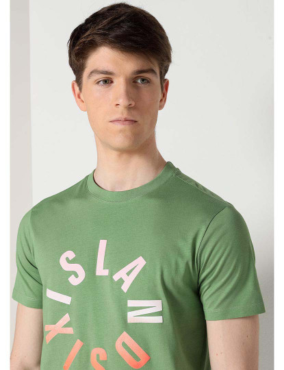 imagem de T-Shirt Homem Verde3