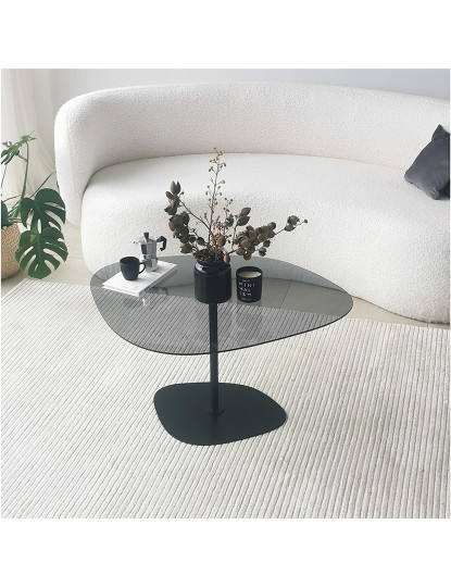 imagem de Mesa de Centro Soho Cinza Escuro<br>Preto2