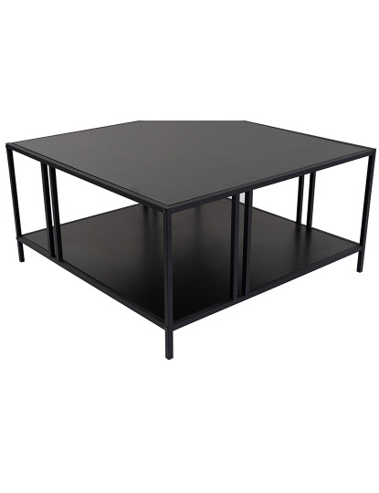 imagem de Mesa de Centro Urano Aglomerado Preto10