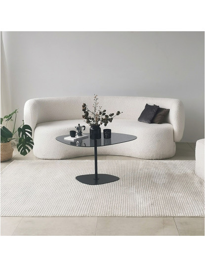 imagem de Mesa de Centro Soho Cinza Escuro<br>Preto1