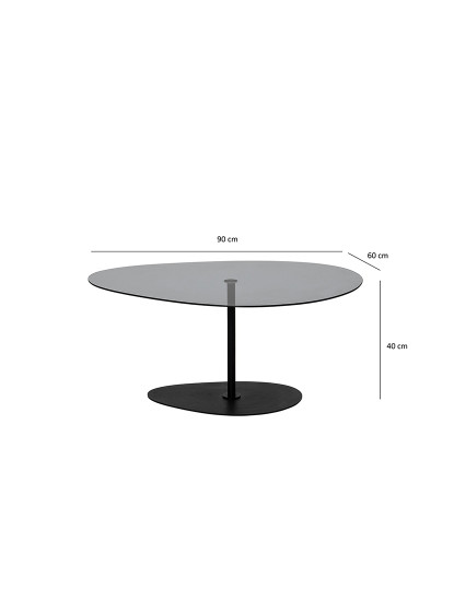 imagem de Mesa de Centro Porto Cinzento Escuro<br>Preto11