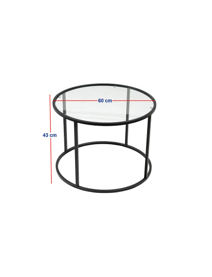 imagem de Mesa de Centro Berlin Preto 606