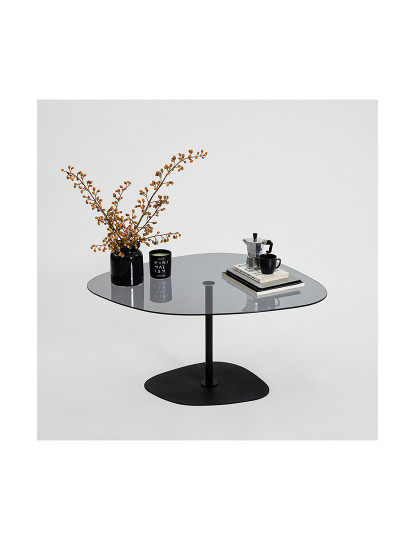 imagem de Mesa de Centro Soho Cinza Escuro<br>Preto5