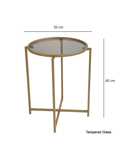 imagem de Conjunto de mesa de centro S407U Ouro<br>Fuma6