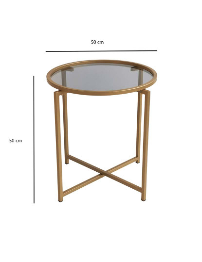 imagem de Conjunto de mesa de centro S407K Ouro<br>Fuma6