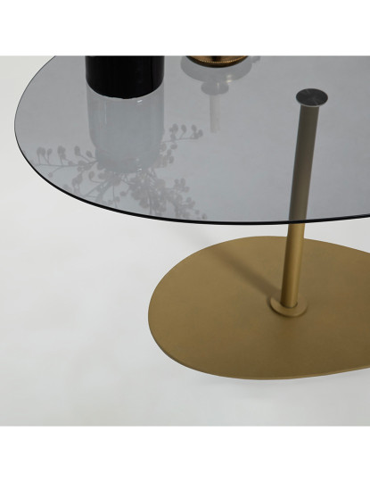 imagem de Mesa de Centro Porto Cinzento Escuro<br>Dourado8