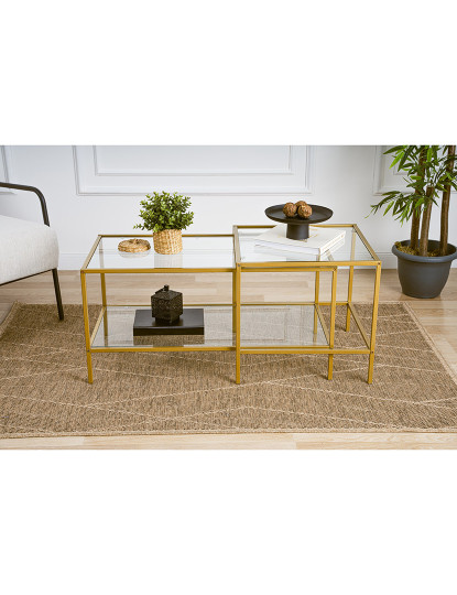 imagem de Conjunto de mesa de centro Sevay Gold2