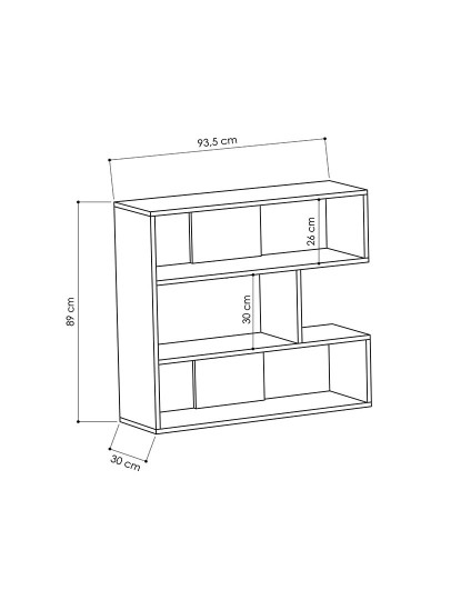 imagem de Estante Molly Branco3
