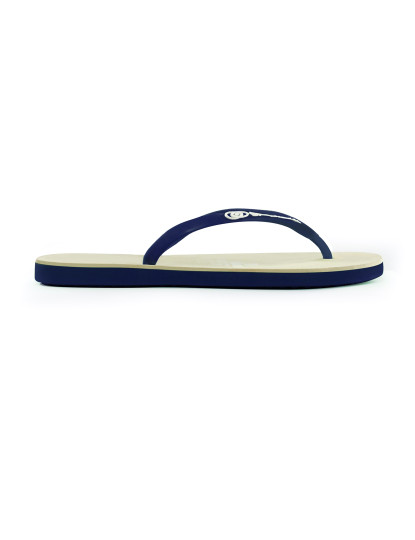 imagem de Chinelos Senhora Micro Bege E Azul Navy2