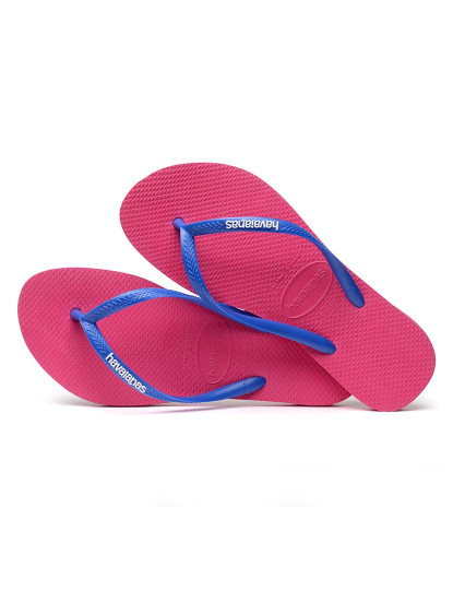 imagem de Havaianas Senhora Slim Logo Rosa Electric1