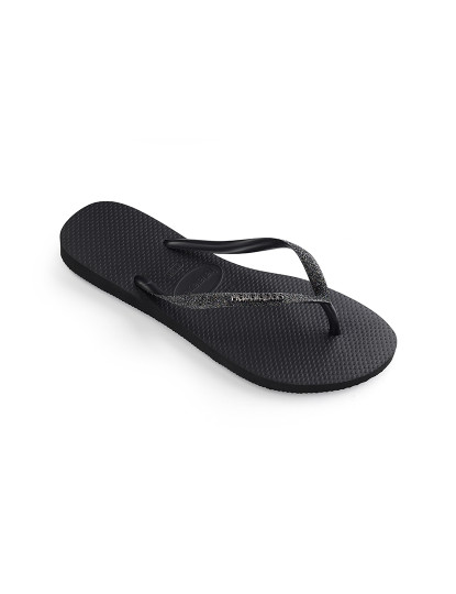 imagem de Havaianas Slim Glitter II Senhora Preto e Cinza Escuro Metálico1