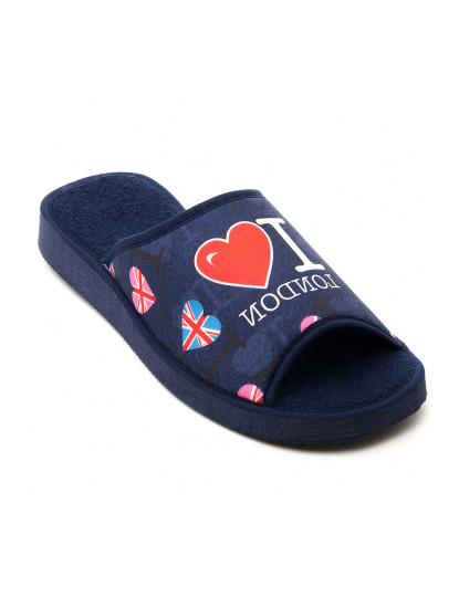 imagem de Pantufas Pesoplumamila Senhora Azul2