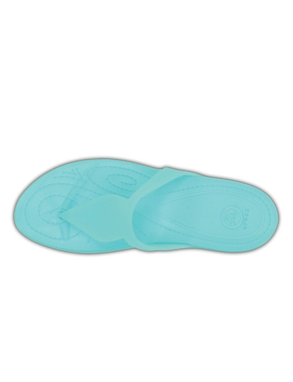 imagem de Chinelo Crocs Rio Flat Turquesa3