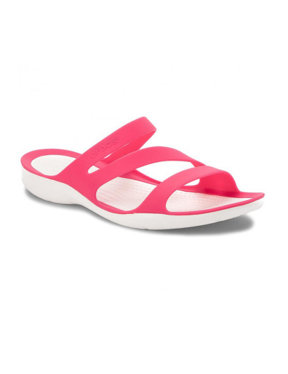 imagem de Crocs Swiftwater Sandal W Paradise Rosa E Branco1