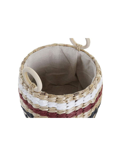 imagem de Conjunto de Cestas DKD Home Decor Fibra natural (30 x 30 x 25 cm)3